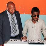 Musikspieler in der Menelik-Schule