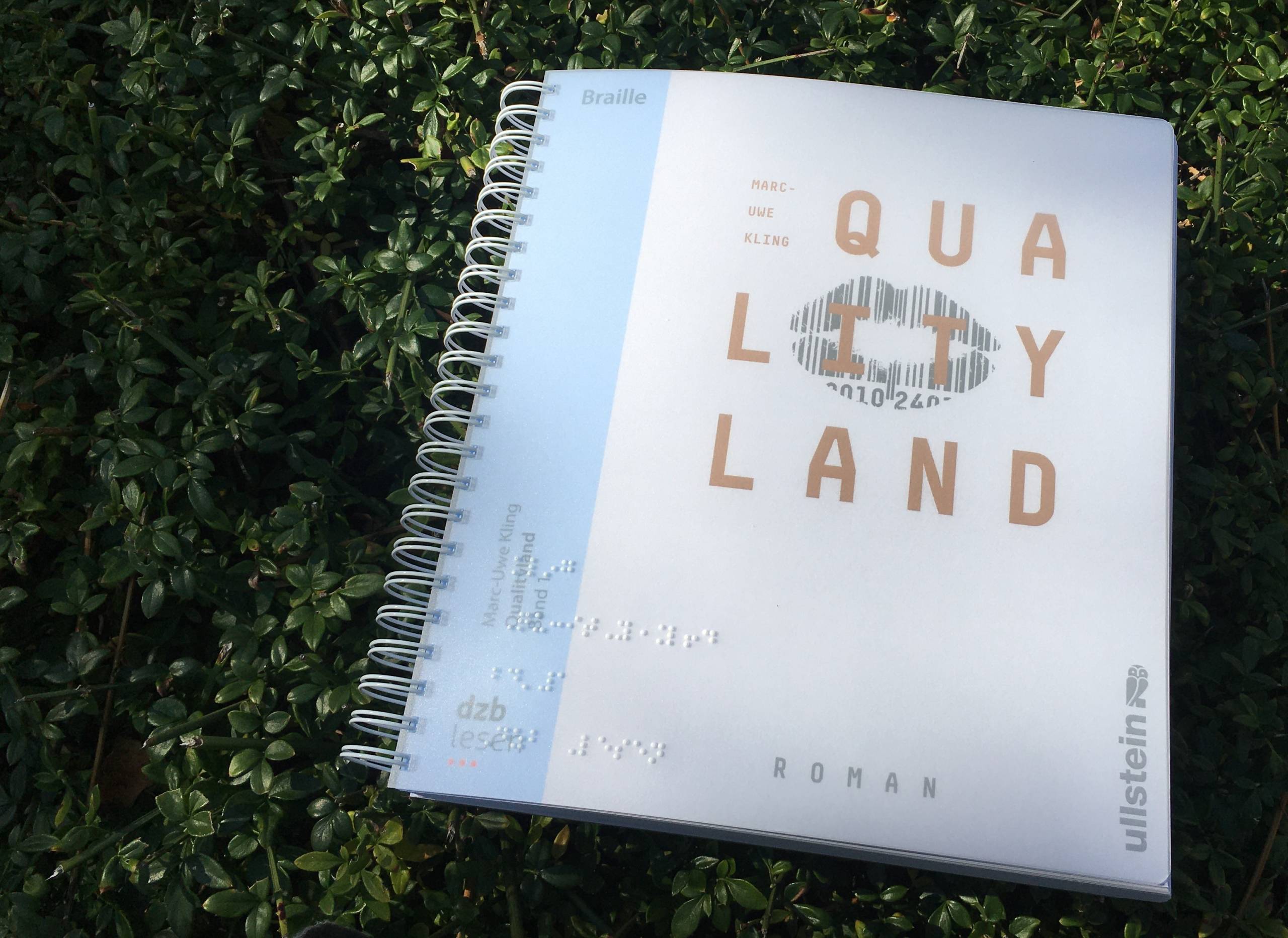 Cover Braille-Buch QualityLand